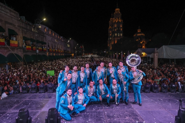 Morelia vivió Conciertos Históricos de Súper Bandas, encabezando la Arrolladora Banda Limón, en su 485 Aniversario 