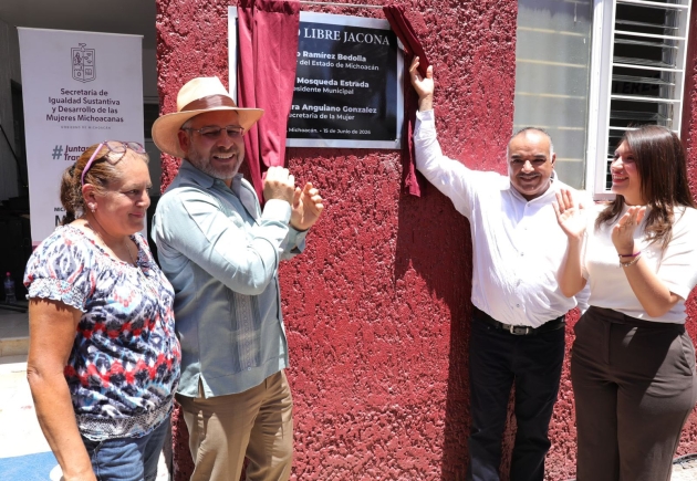 Se Inaugura Centro LIBRE en Jacona para garantizar el desarrollo y protección de las mujeres 