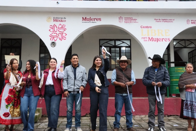 Inauguran Centro LIBRE en Turícuaro, llegan servicios Integrales para Mujeres Purépechas 