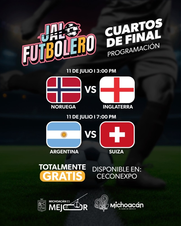No te Pierdas la Jornada Futbol era de éste Sábado, son los Cuartos de Final de la Copa FIFA 