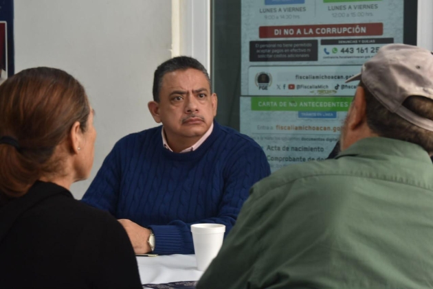 Fortalece FGE atención directa a la ciudadanía mediante “Miércoles Ciudadanos” en la región de Zitácuaro 