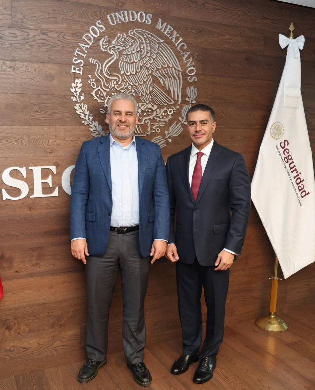 Ramirez Bedolla contiene encuentro con García Harfush para tratar temas de Seguridad en Michoacán  