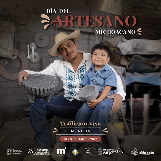 Día del Artesano Michoacano reunirá Tradición, Cultura y Orgullo 