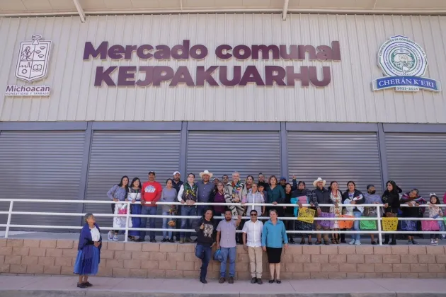 Entregó Bedolla en 2024 nuevo mercado de Cherán con inversión de 52 mdp 
