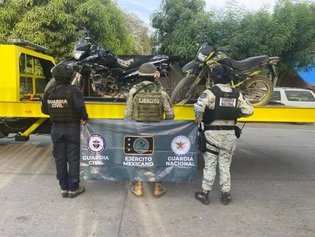 Asegurados 10 artefactos explosivos y armas en Apatzingán: SSP 