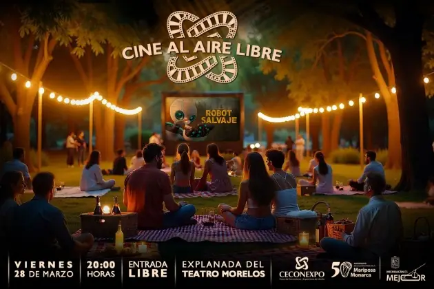 ¡Invitación a la Noche de película bajo las estrellas! Cine al aire libre en Ceconexpo 