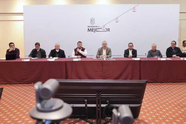 Iglesia católica se suma al Plan Michoacán por la Paz y la Justicia: Alfredo Ramirez Bedolla  