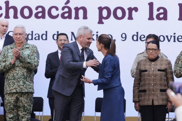 Presentan Bedolla y Sheinbaum Plan Michoacán por la Paz y la Justicia 