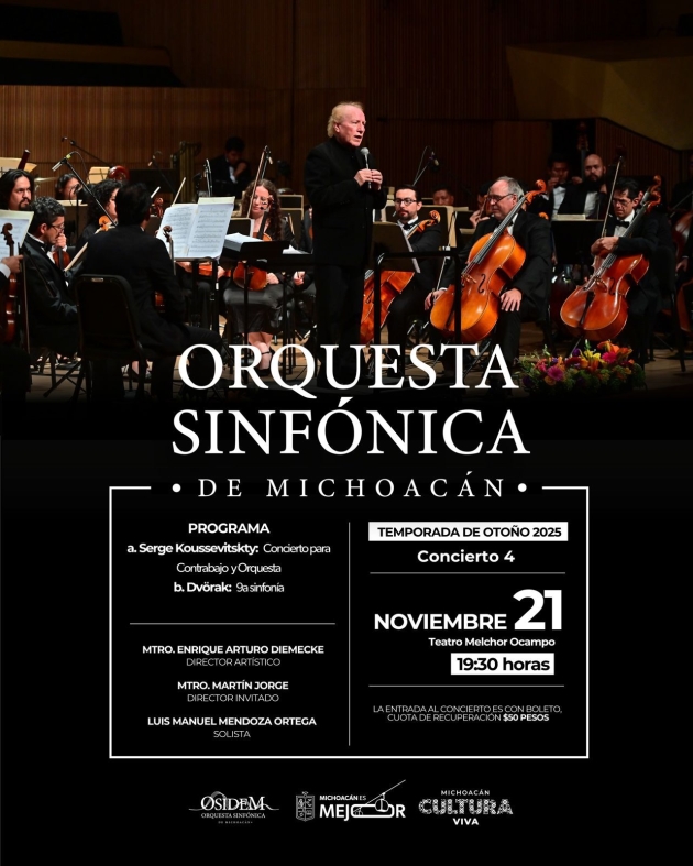 Secum invita a vivir este viernes el concierto de la Osidem, con grandes invitados estelares 