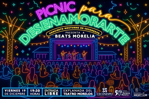 Desenamórate en el picnic del Ceconexpo con la banda Beats Morelia 