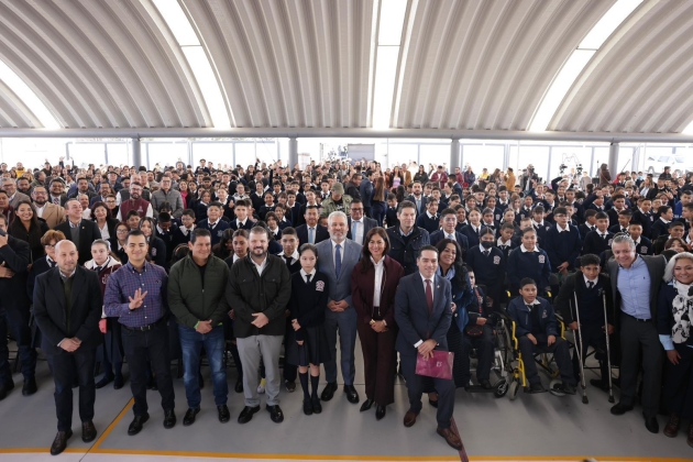Inaugura Ramírez Bedolla secundaria en Villas del Pedregal; se impulsa educación de más de 800 alumnos 