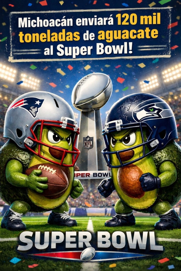 Aguacate michoacano llegará al Super Bowl con Sello Ambiental 